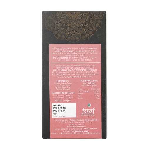 Crunchy Cashews - Thy Chocolates